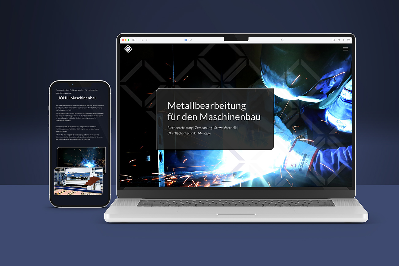Relaunch Website JOHLI Maschinenbau Relaunch Website JOHLI Maschinenbau
